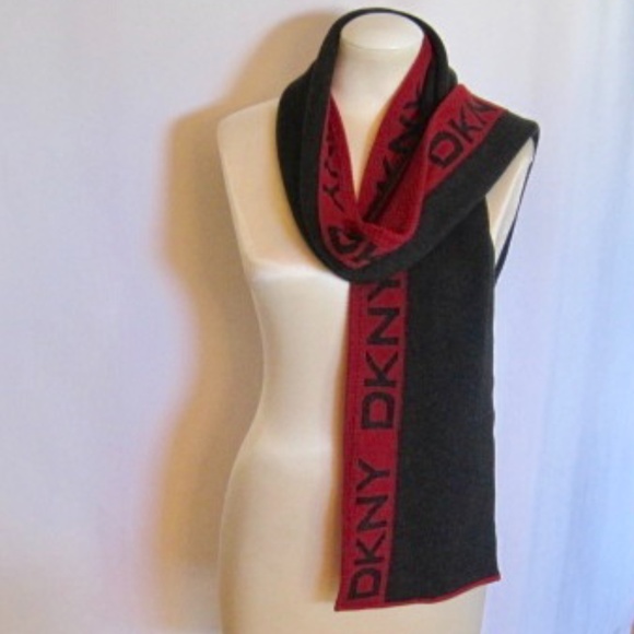 DKNY Donna Karan New York Men's Knit Scarf - Picture 2 of 5